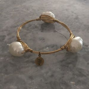 Bourbon & Bowties Pearl Bangle